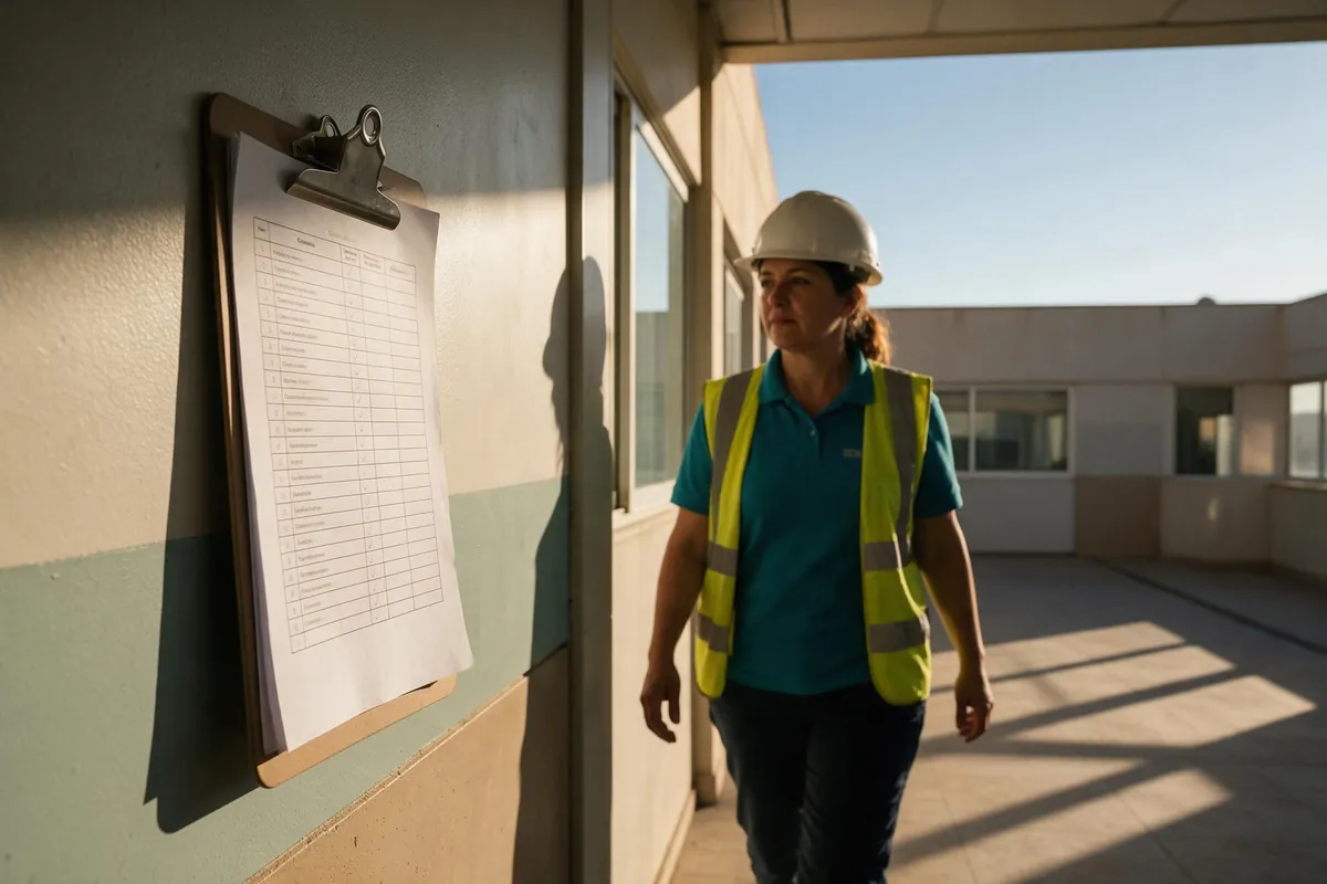 Checklist de limpieza de oficinas en Sagunt — ISL Sagunt